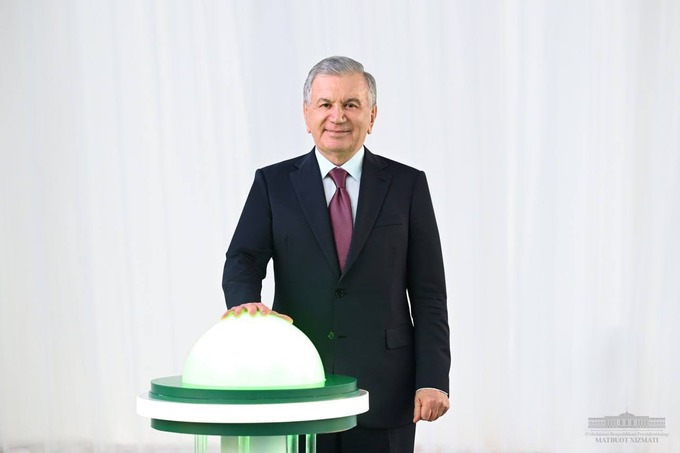 Prezident Yangi Toshkentdagi binolar qurilishiga tamal toshi qoydi