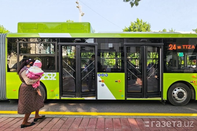 автобусы, общественный транспорт, ташкент