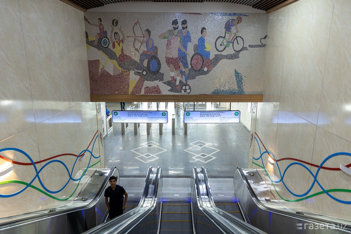Фото: Как выглядят новые станции (8−12) Кольцевой линии метро Ташкента –  Новости Узбекистана – Газета.uz