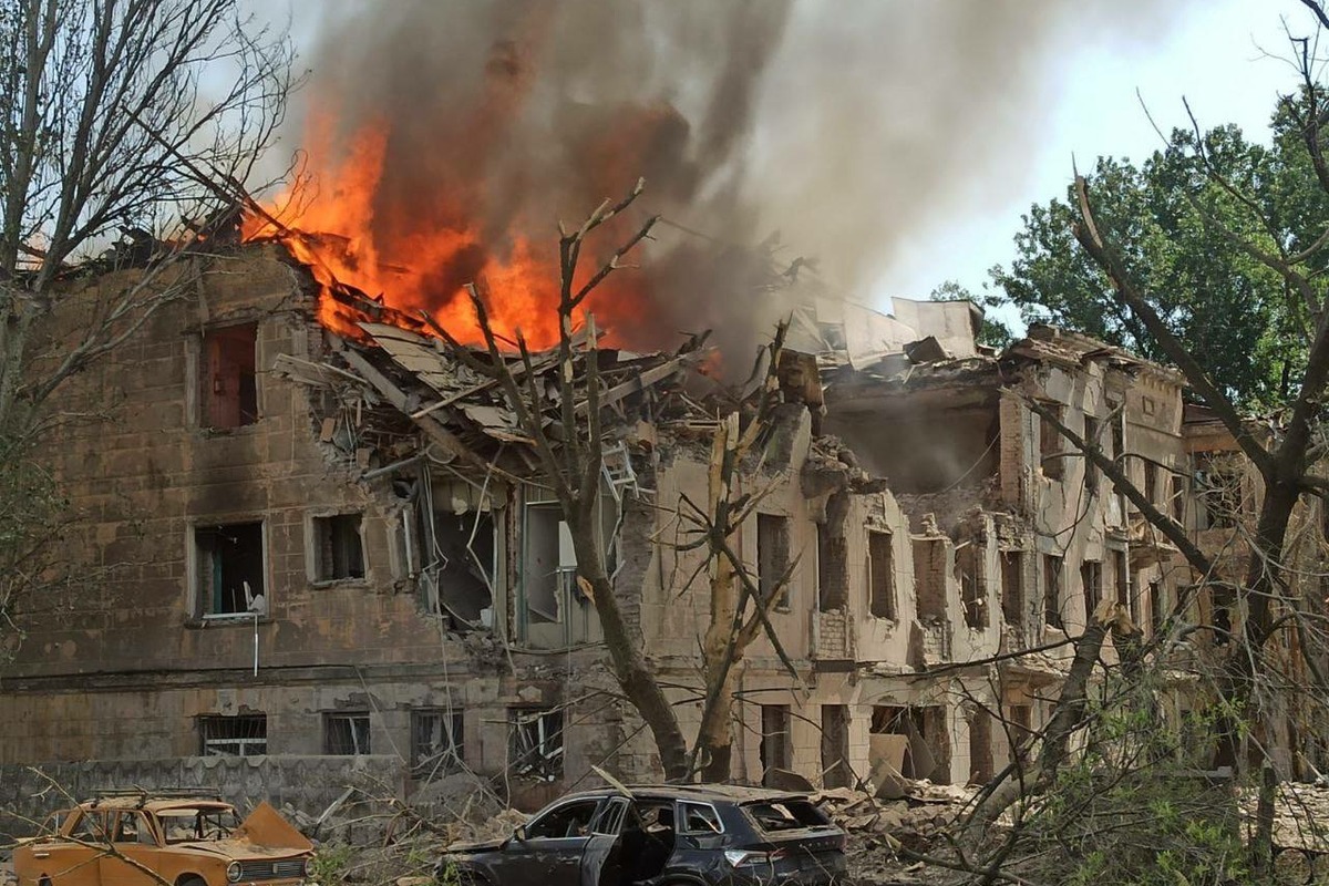 В Днепре в Украине ракета попала в здание больницы – Газета.uz